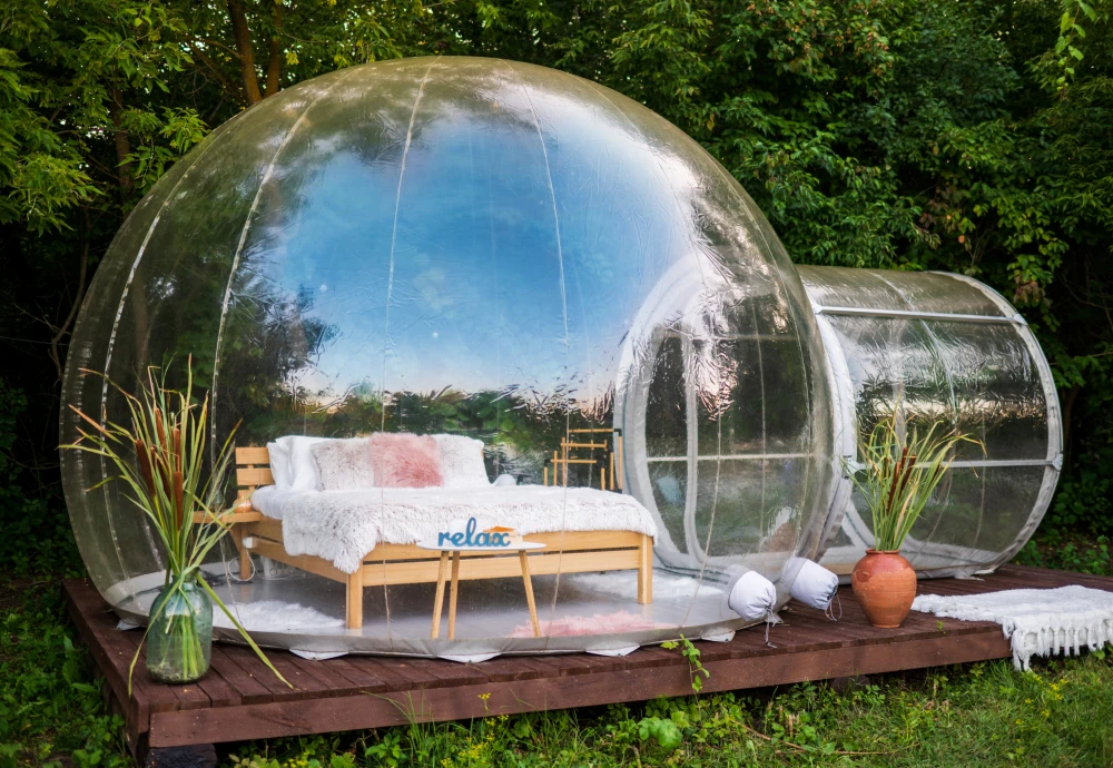 patio bubble tent